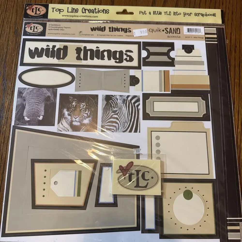 TLC Top Line Creations Celebrate Summer Grad Die Cut Scrapbook 12x12 Page 4 Kits